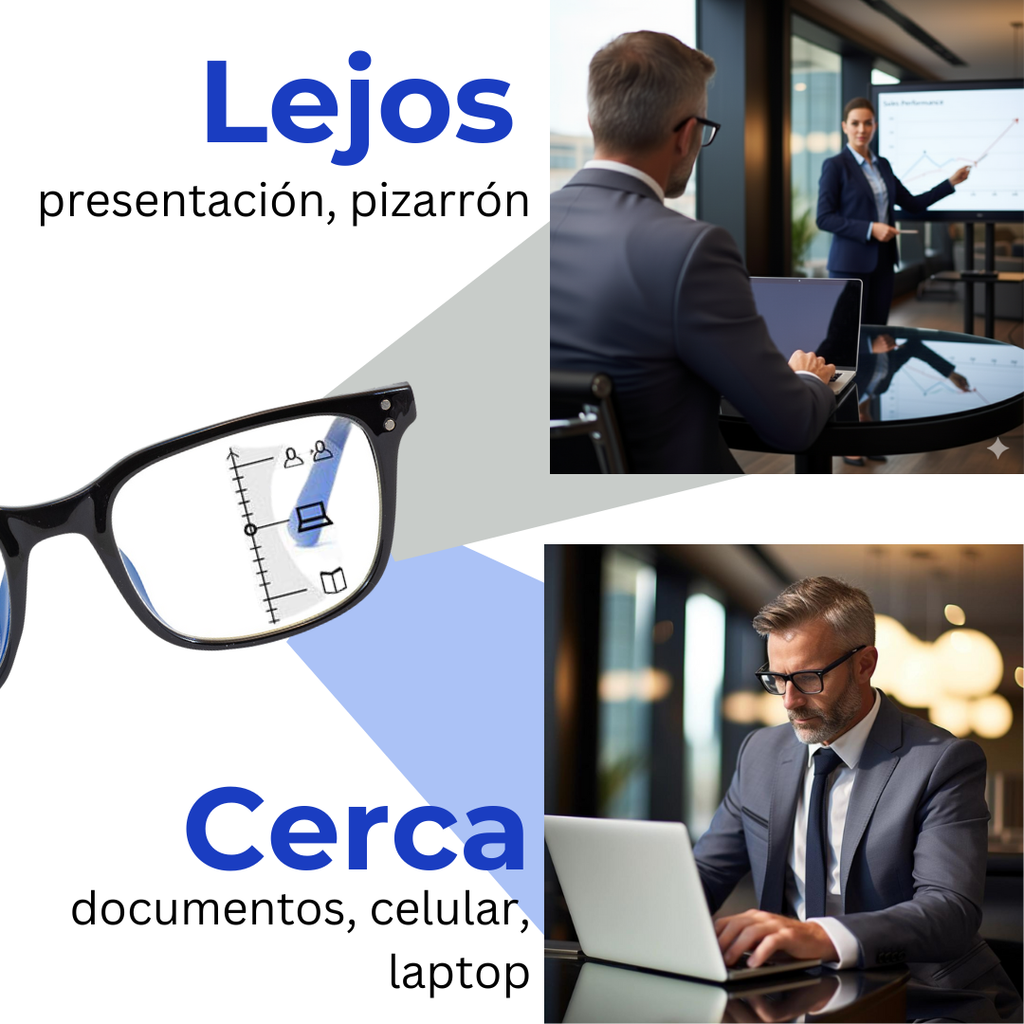 Lentes de Lectura Multifocales Cerca-Lejos